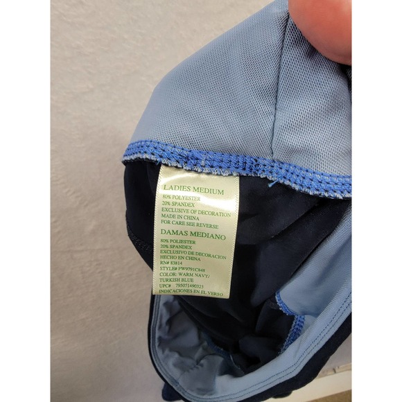 NWOT Tangerine Navy Blue Capri Athletic wear Sz M - Picture 7 of 8